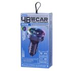 АЗП з FM-модулятором REMAX 48W RGB  frequency modulated call fast charging car charger  CC02 Tarnish