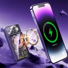 Зовнішній акумулятор REMAX Walking·Phantom Series PD20W+QC22.5W Cabled Magnetic Wireless Charging Power Bank 10000mAh RPP-580 Black