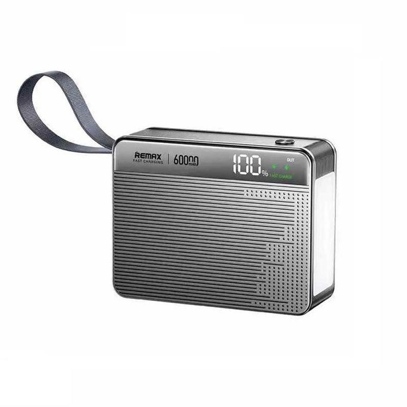 Зовнішній акумулятор REMAX Protector Series LED Light PD27 Fast Charging Power Bank 60000mAh FP-5 Gray