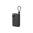 Зовнішній акумулятор REMAX 22.5W Dual cables fast charging power bank 20000mAh FC-15 Black