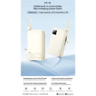 Зовнішній акумулятор REMAX 22.5W Dual cables fast charging power bank 20000mAh FC-15 Black