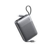 Зовнішній акумулятор REMAX 22.5W Fast Charging Cables Power Bank 20000mAh FC-06 grey