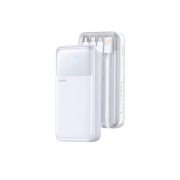 Зовнішній акумулятор REMAX 20W+22.5W with 3 Fast Charging Cable Power Bank 20000mAh FCP-2 White