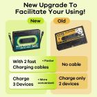 Зовнішній акумулятор REMAX Tape Series PD20W+QC22.5W Cabled Fast Charging Power Bank 10000mAh RPP-533 Black