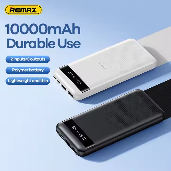 Зовнішній акумулятор REMAX Hintom 2.4A Fast Charging Power Bank 10000mAh RPP-10 Black