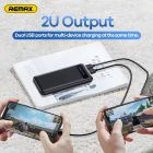 Зовнішній акумулятор REMAX Hintom 2.4A Fast Charging Power Bank 20000mAh RPP-11 Black