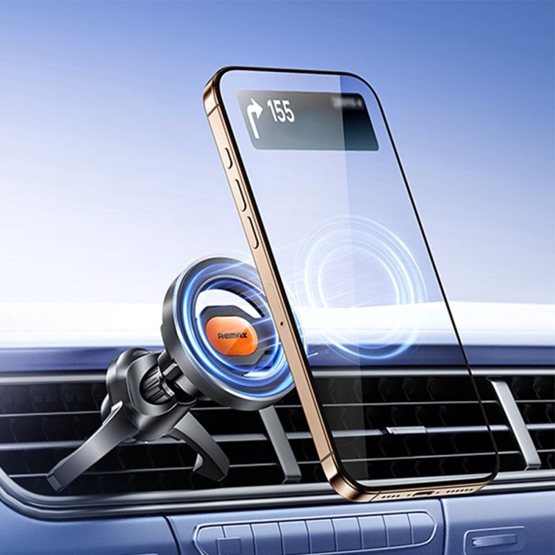 Автотримач для телефона REMAX Universal air outlet magnetic car holder RM-C14 Black