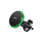 Автотримач для телефона з БЗП REMAX MagSafe Magnetic 15W Wireless Charging Car Mount RM-C01 Black
