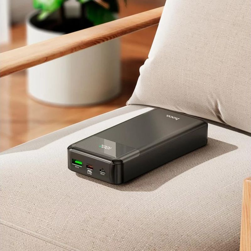 Зовнішній акумулятор HOCO J102A Cool figure PD20W+QC3.0 power bank(20000mAh) Black