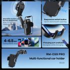 Автотримач для телефона REMAX Multi-functional Car holder RM-C59 PRO Black