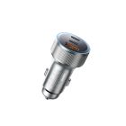 Автомобільний зарядний пристрій REMAX 60W Aluminum Alloy Colorful Light Fast Charging Car Charger CC07 Tarnish