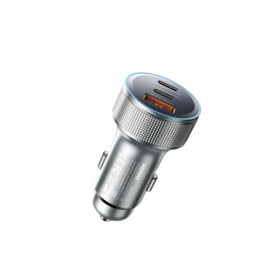 Автомобільний зарядний пристрій REMAX 60W Aluminum Alloy Colorful Light Fast Charging Car Charger CC07 Tarnish
