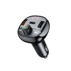 АЗП з FM-модулятором REMAX Lodi Series All-in-One 54.5W PD+QC 2A+1C Fast Car Charge  RCC331 Black