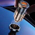 Автомобільний зарядний пристрій REMAX Walking Series 75W PD+QC 1C+1A Fast Car Charger RCC360 Black