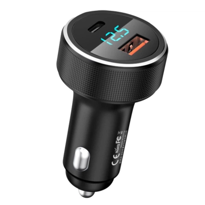 Автомобільний зарядний пристрій REMAX Salo Series 58.5W PD+QC 1A+1C Fast Charging Car Charger RCC215 Black