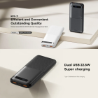 Зовнішній акумулятор REMAX Piloteer Series 20W+22.5W Fast Charging Power Bank 10000mAh RPP-71 Black