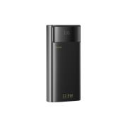 Зовнішній акумулятор REMAX 20+22.5 LED Flashlight Fast Charging Cables Power Bank 20000mAh FC-12 Black