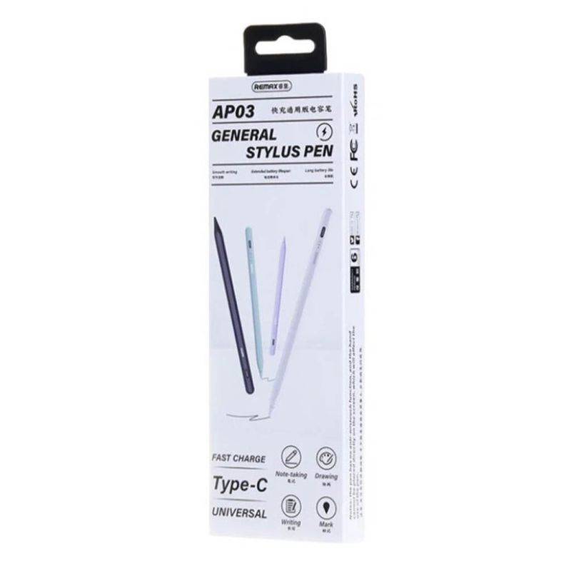 Стилус "REMAX Fast Charging Stylus Pen (Universall) AP03" Black
