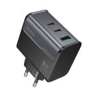 Мережевий зарядний пристрій HOCO CS75A Star Speed PD70W(2C1A) charger midnight black