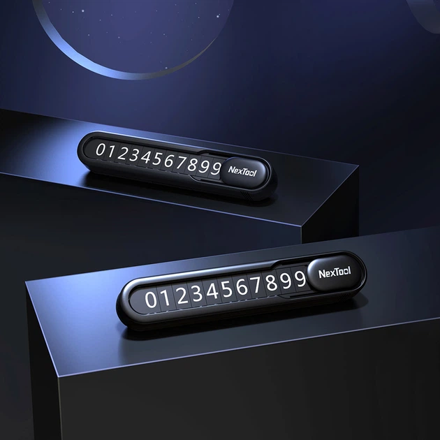 Паркувальна карта Xiaomi NEXTOOL Multifunctional Parking Sign Black