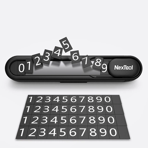 Паркувальна карта Xiaomi NEXTOOL Multifunctional Parking Sign Black