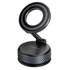 Автотримач для телефона BOROFONE BH144 Custodio vacuum suction cup magnetic holder(multi-scene) black metal gray