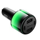 Автомобільний зарядний пристрій HOCO Z69 Vivido 24W(2C2A) car charger Black