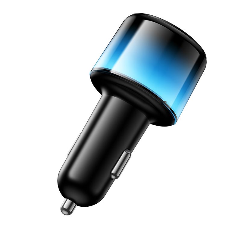 Автомобільний зарядний пристрій HOCO Z69 Vivido 24W(2C2A) car charger Black