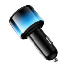 Автомобільний зарядний пристрій HOCO Z69 Vivido 24W(2C2A) car charger Black
