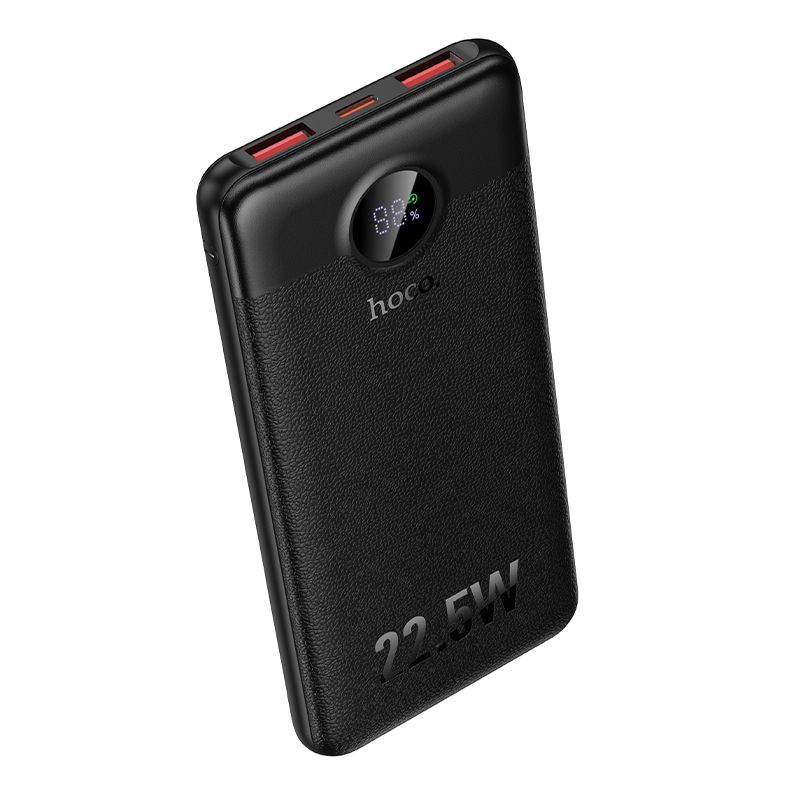 Зовнішній акумулятор HOCO J172 Precision 22.5W+PD20W fully compatible power bank(10000mAh) Black