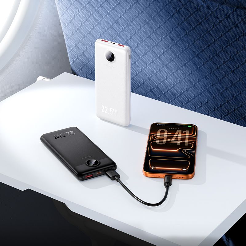 Зовнішній акумулятор HOCO J172 Precision 22.5W+PD20W fully compatible power bank(10000mAh) Black