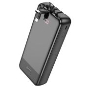 Зовнішній акумулятор HOCO J114A Charger power bank with cable and digital display(20000mAh) Black
