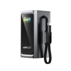 Зовнішній акумулятор ACEFAST M33-20000 100W fast charging power bank with cable and TFT display metal gray