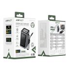Зовнішній акумулятор ACEFAST M33-20000 100W fast charging power bank with cable and TFT display metal gray