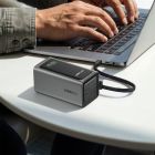 Зовнішній акумулятор ACEFAST M33-20000 100W fast charging power bank with cable and TFT display metal gray