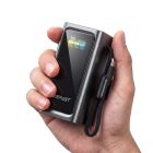 Зовнішній акумулятор ACEFAST M33-20000 100W fast charging power bank with cable and TFT display metal gray