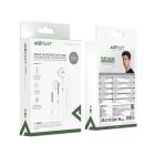 Навушники ACEFAST L14 3.5mm semi-in-ear wired earphones with mic White