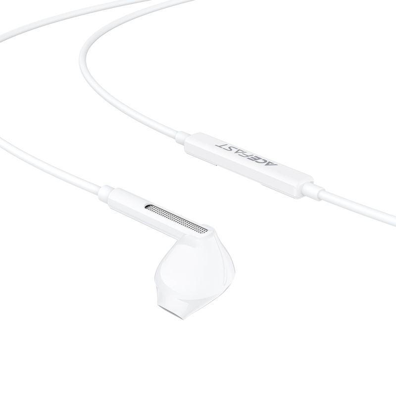 Навушники ACEFAST L14 3.5mm semi-in-ear wired earphones with mic White