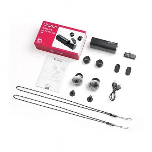 Бездротова мікрофонна система Ulanzi A21 Wireless Microphone(Black-Type C)