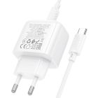 Мережевий зарядний пристрій HOCO CS54A Surplus PD20W+QC3.0 charger set(C to C)