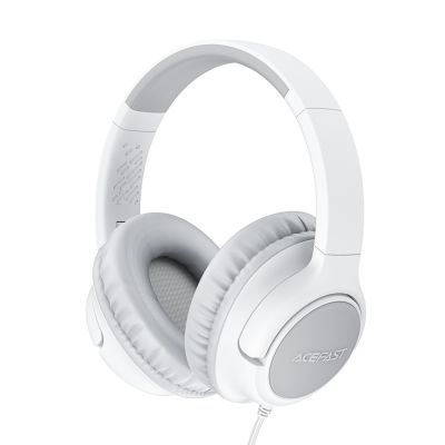 Навушники дротові ACEFAST  H18 wired headset for kids Grey White