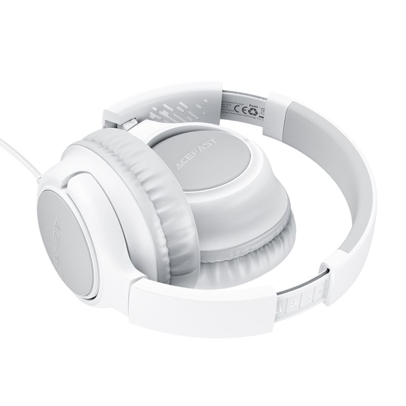 Навушники дротові ACEFAST  H18 wired headset for kids Grey White