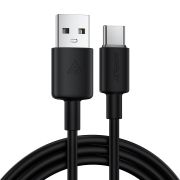 Кабель ACEFAST C25-04 USB-A to USB-C silicone charging data cable Black