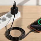 Кабель ACEFAST C25-04 USB-A to USB-C silicone charging data cable Black