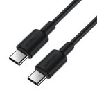 Кабель ACEFAST C25-03 USB-C to USB-C silicone charging data cable Black