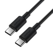 Кабель ACEFAST C25-03 USB-C to USB-C silicone charging data cable Black