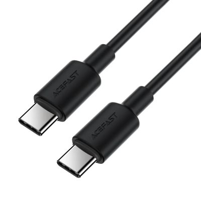 Кабель ACEFAST C25-03 USB-C to USB-C silicone charging data cable Black