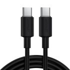 Кабель ACEFAST C25-03 USB-C to USB-C silicone charging data cable Black