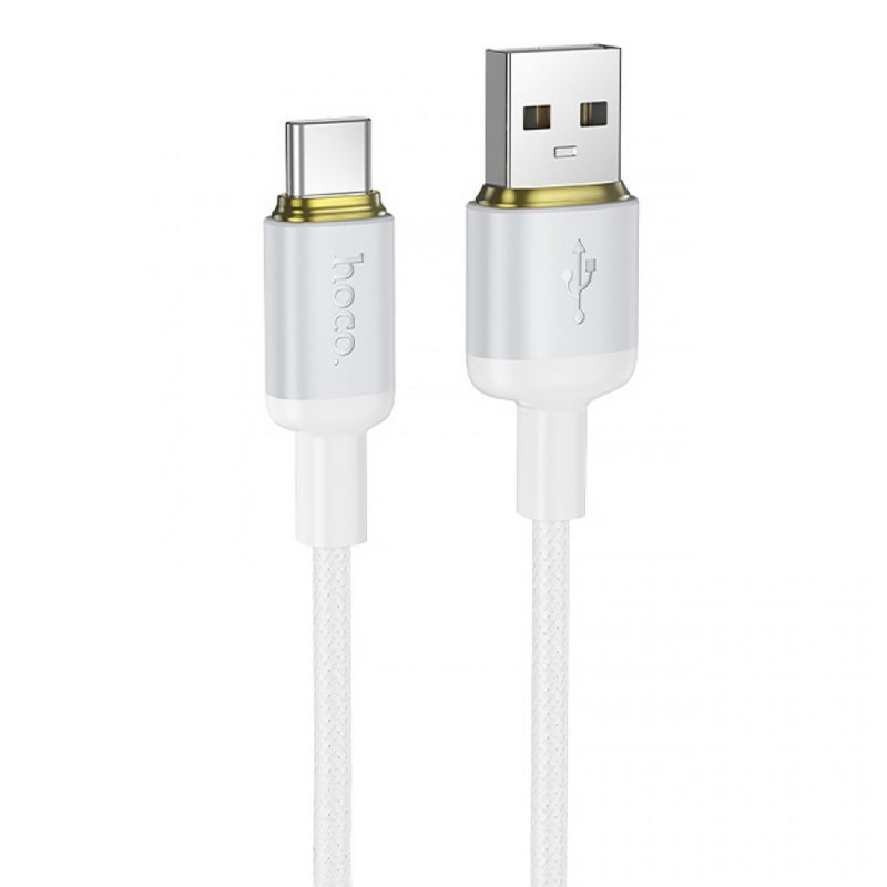 Кабель HOCO X128 Benefit charging data cable Type-C White