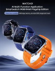 Смарт-годинник REMAX AI WATCH 31 (4GB RAM) 51mm. 400 mAh. IP68 Blue